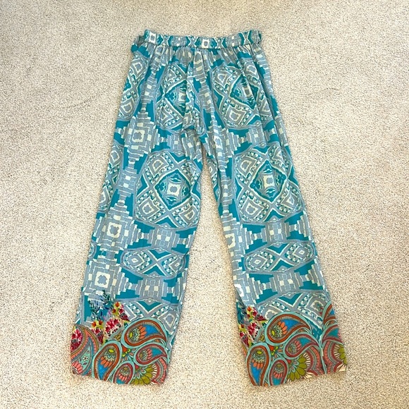 Johnny Was Dandridge Wrap Beach Pants - Picture 6 of 9